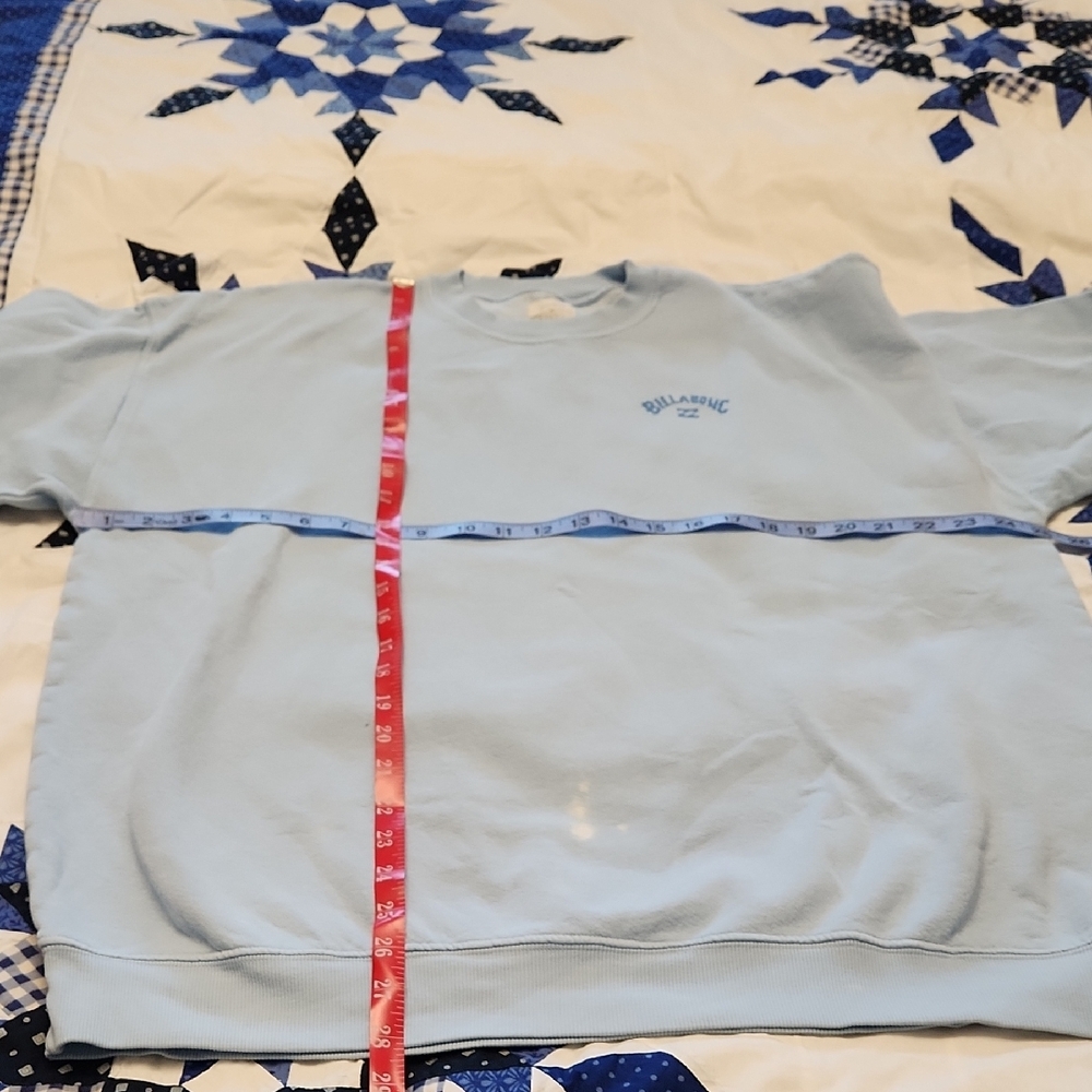 Billabong Pastel Blue Graphic Sweatshirt - Picture 6 of 8